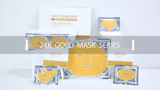 Collagène hydratant raffermissant coréen d'or de l'hydrogel 24K d'ODM d'OEM sous le masque d'oeil